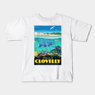 Clovelly Groper at Clovelly Beach Sydney Australia Kids T-Shirt